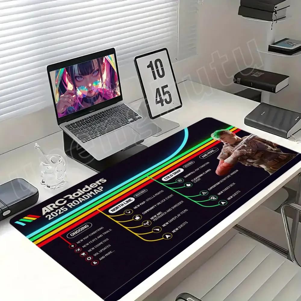 XXL 900X400 Gamer Tappetino da tavolo per computer Popolare Cool Search Fight Ritirare FPS Gioco A_ARC raiders Mousepad Tappetino per mouse da gioco di grandi dimensioni