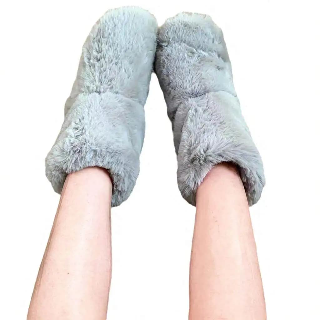 Winter Couple Cotton Boots Warm Faux Rabbit Fur Thick Bottom Indoor Home Floor Shoes Socks Comfortable Casual Cotton Shoes