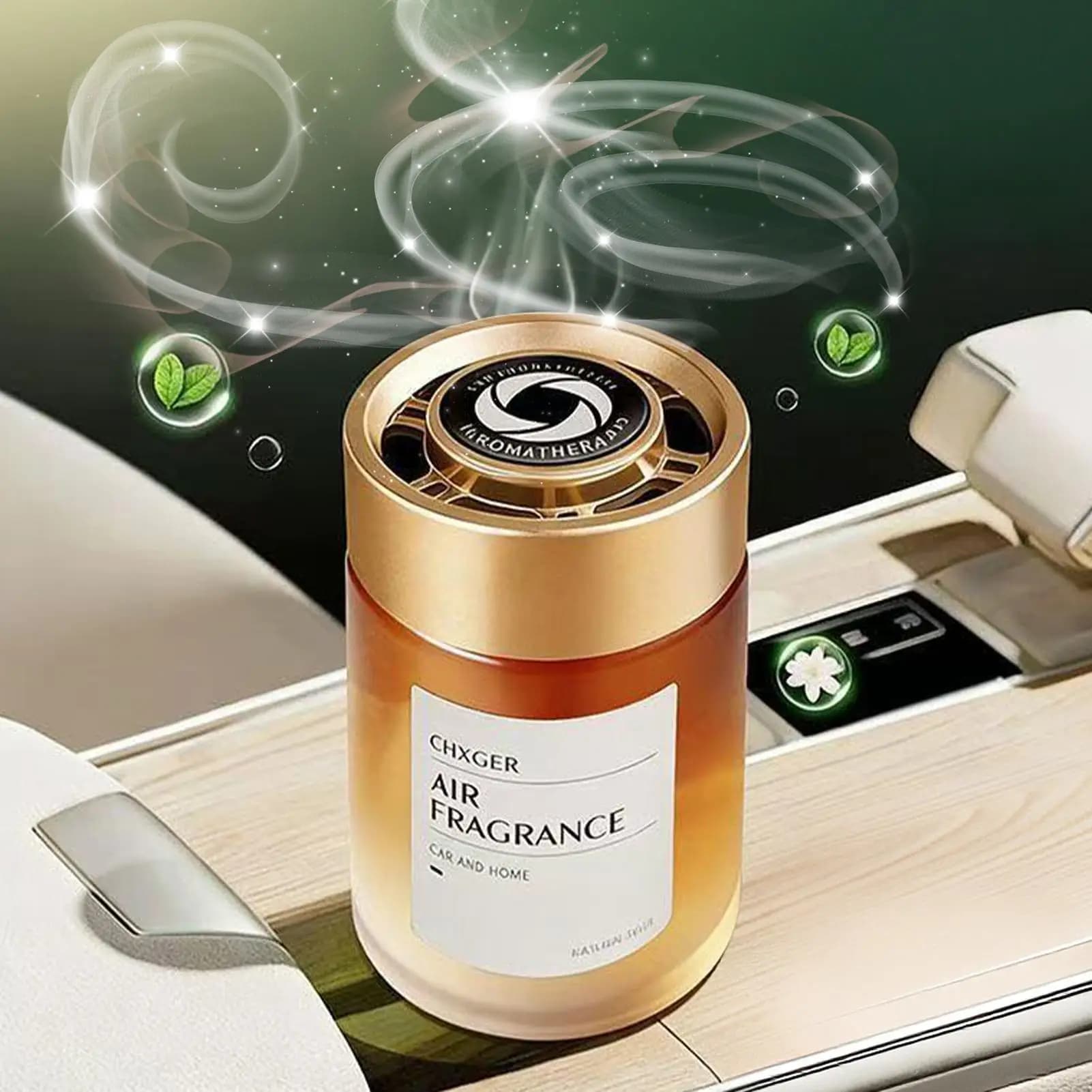 Deodorante per Auto 100g, Profumo Solido a Lunga Durata, Fragranza di Gardenia, Elimina Odori, Gel Deodorante per Interni Auto