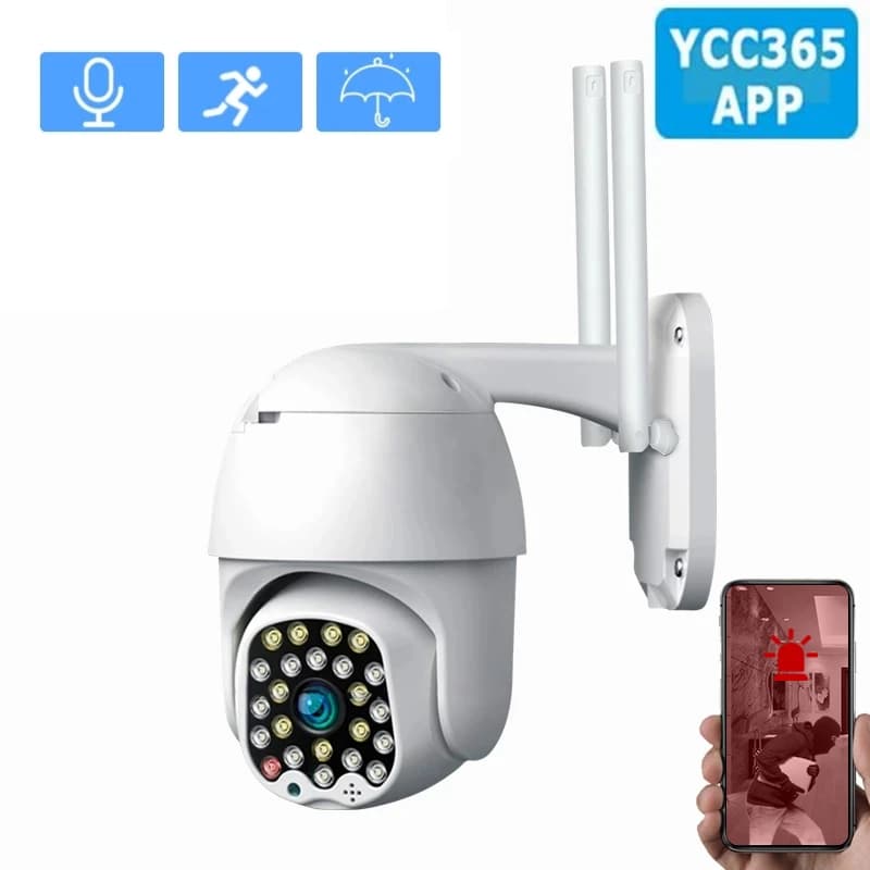 Telecamera IP Wifi Full HD 2MP YCC365 Plus Smart Home Auto Tracking Visione notturna Rete CCTV wireless Video Telecamera di sicurezza domestica