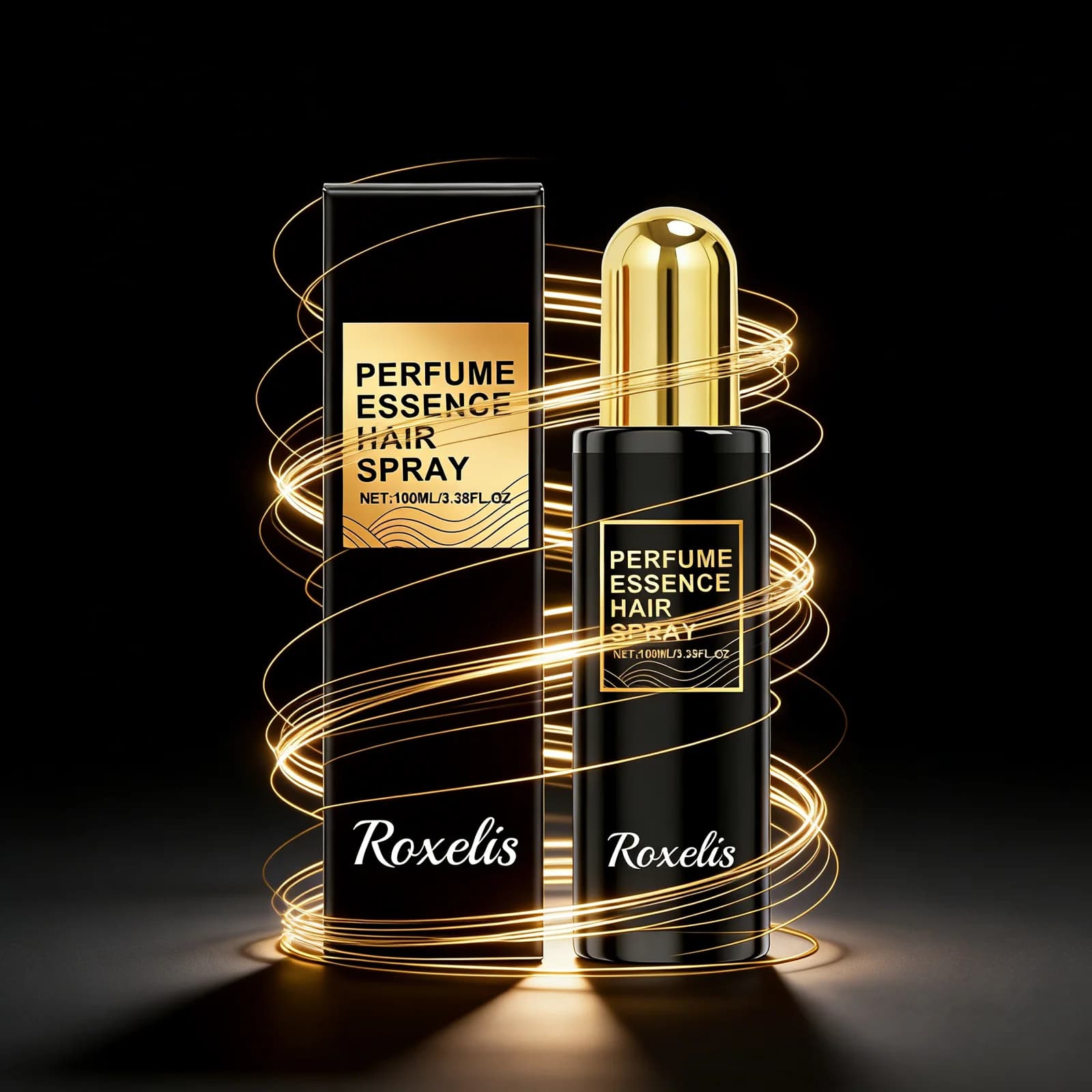 Roxelis Spray Essential Oil Perfume at Rose 100ml for Hair Care, Softening, Hydrating and Polishing, Non Untuoso