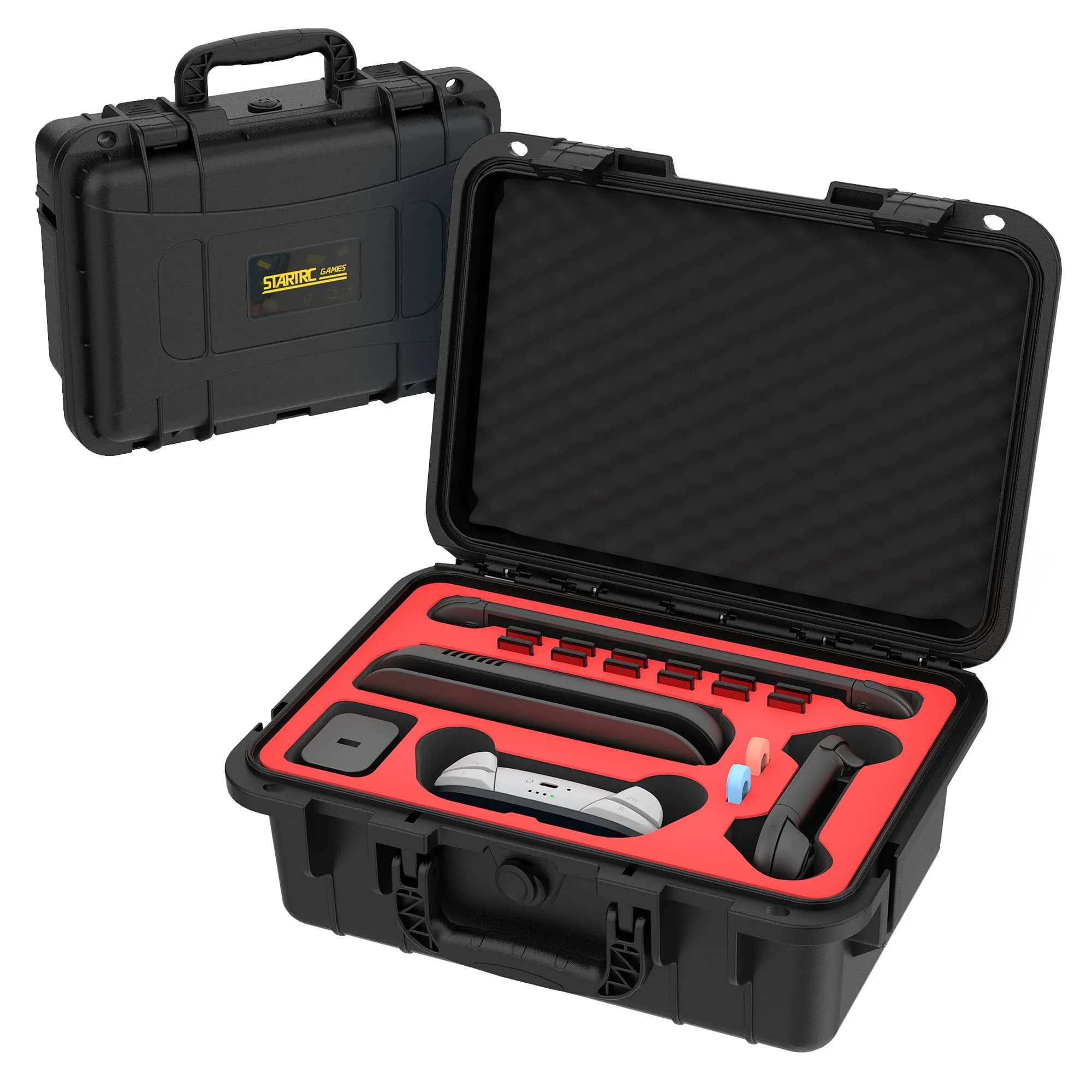 Custodia Rigida per Nintendo Switch 2, Custodia da Viaggio Rigida con Fodera Morbida per Console Nintendo Switch 2, Controller Pro e Accessori