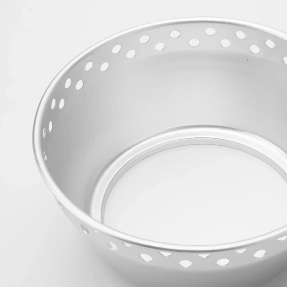 Set leggero di pentole da campeggio per il campeggio, per l'escursionismo, in alluminio anodizzato, design impilabile, design antivento per il backpacking