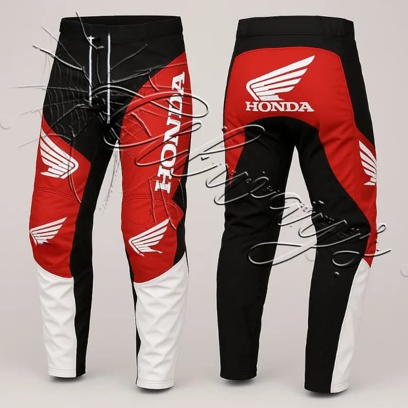 2026 New fashionable design for outdoor cycling Honda Racing Men's pants MOTO Off Road Mountain Bike Breathable pants for solar protection
