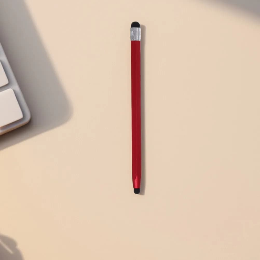 Penna touchscreen da 2 pezzi, stilo capacitivo a doppia testa, impugnatura esagonale, universale, per tablet, smartphone, penna per disegno e scrittura di precisione