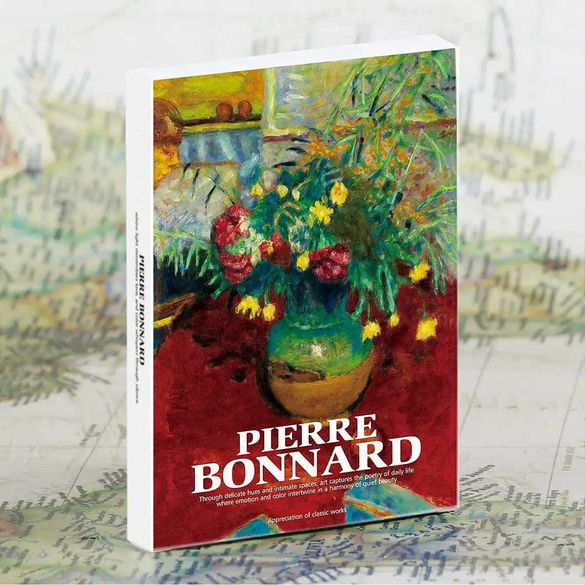 Set di 30 Cartoline Illustrate di Pierre Bonnard, Collezione di Cartoline d'Arte Impressionista Francese per Amanti