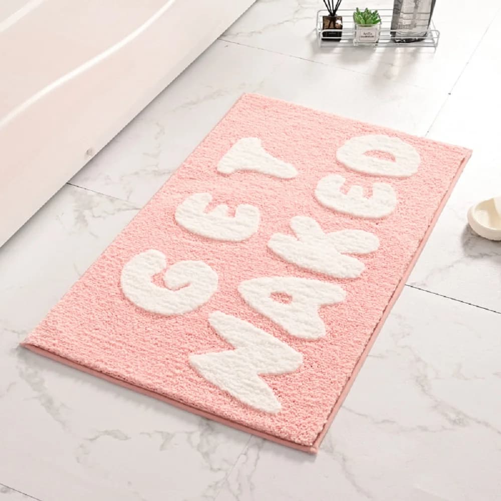 Tappetino da bagno nudo rosa 50x80cm tappetino da bagno in microfibra morbido e assorbente antiscivolo tappetino da bagno divertente decorazioni per la casa