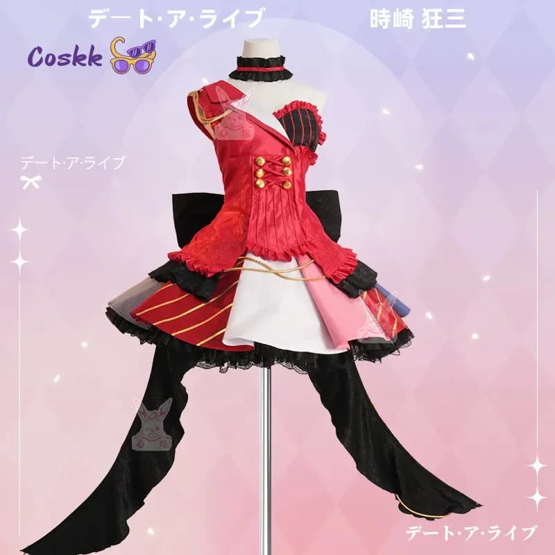 Anime Date A Live Cosplay Tokisaki Kurumi Costume Idol Stage Uniform Hallowen Carnevale Festa PlayRole Abbigliamento donna