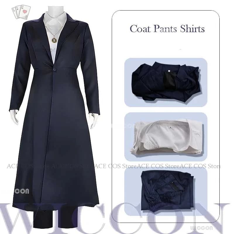 Strega Agatha Cosplay All Along Costume Uniforme Imbracatura Vestito Film Donna Cappotto Abito Kathryn Vestito Festa di Halloween Roplay s;2'd,5