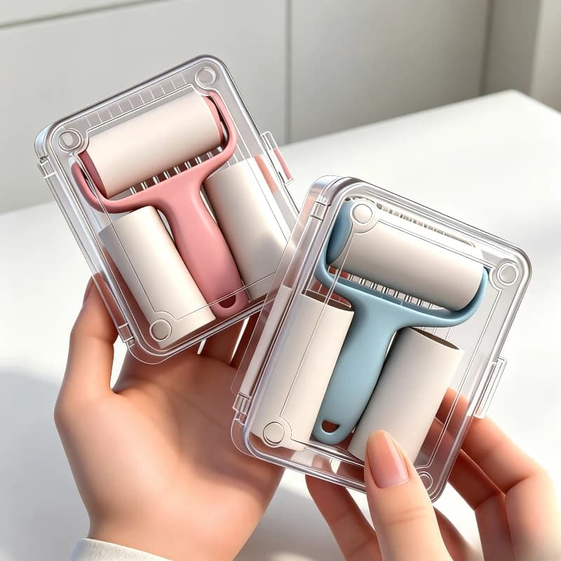 Mini Portable Tearable Lint Roller Pocket Travel Hair Remover Portable Sticky Cleaner for Clothes Pet Hair Dust