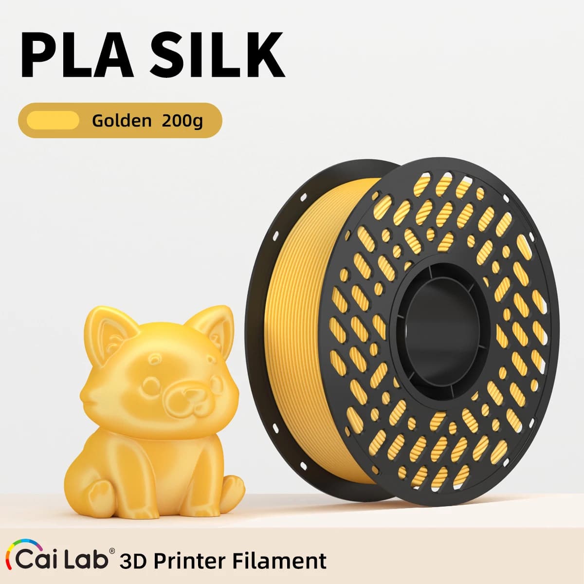 CaiLab 200g PLA 3D Printer Filament 1.75 mm PLA + 3D Printer FDM in bicolor silk changing color Printing materials