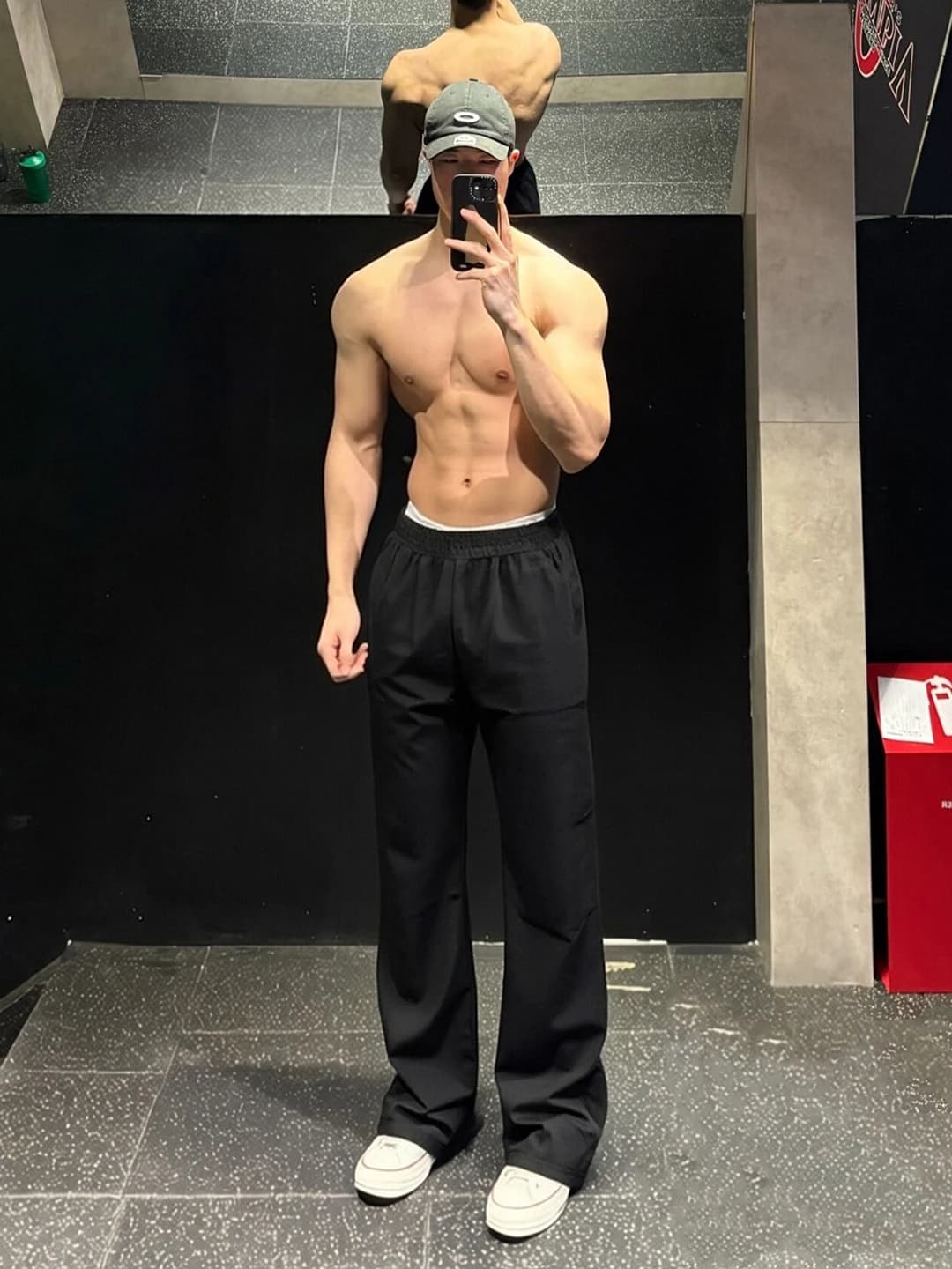Pantaloni Sportivi Bla Fitn Ice Skin da Uomo, Taglio Dritto Americano Primaverile, Asciugatura Rapida, Casual, a Zampa d'Elefante