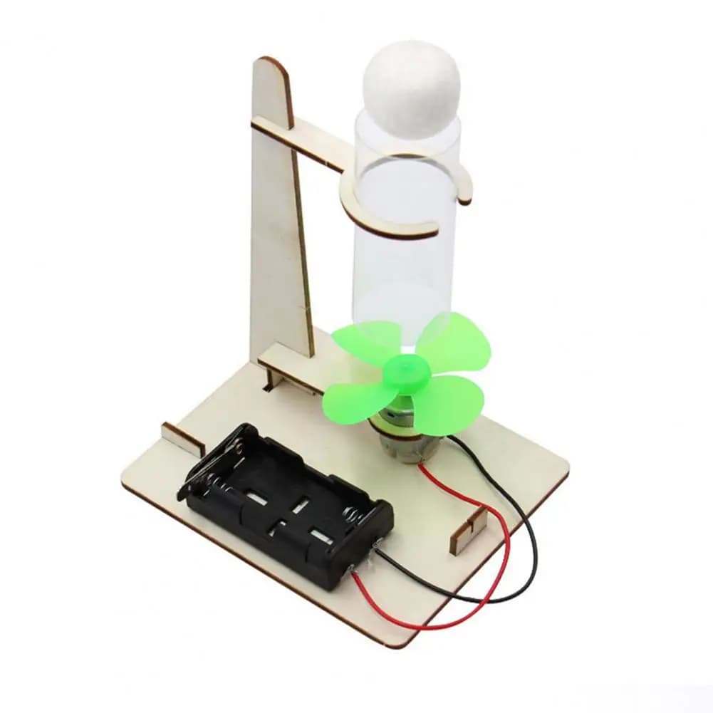 Giocattolo elettrico di fisica Esperimento galleggiante Giocattolo elettrico di legno di scienza sospesa per giocattolo educativo per bambini