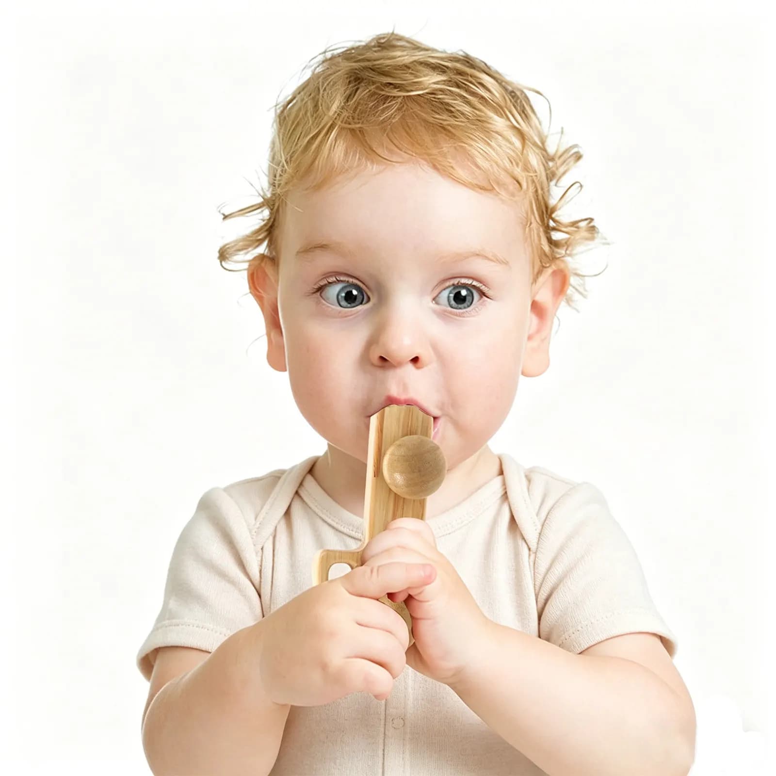 Blocchi Educativi in Legno a Forma di Auto per la Dentizione del Bambino, Giocattolo da Afferrare e Masticare, Regalo per Baby Shower, Sviluppo Sensoriale e Coordinazione Occhio-Mano