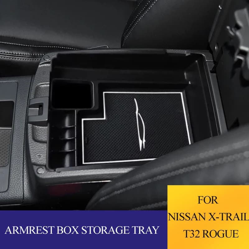 Per Nissan X-trail T32 Rogue 2014-2020, Contenitore Organizer per Bracciolo Centrale Auto, Accessori Auto
