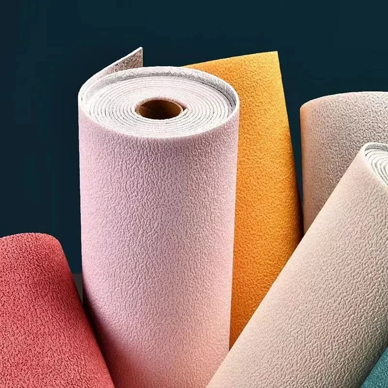 Schiuma da parete 3D autoadesiva in PVC tinta unita ispessito sfondo impermeabile ristrutturazione carta da parati in lino adesivi murali decorazioni per la casa