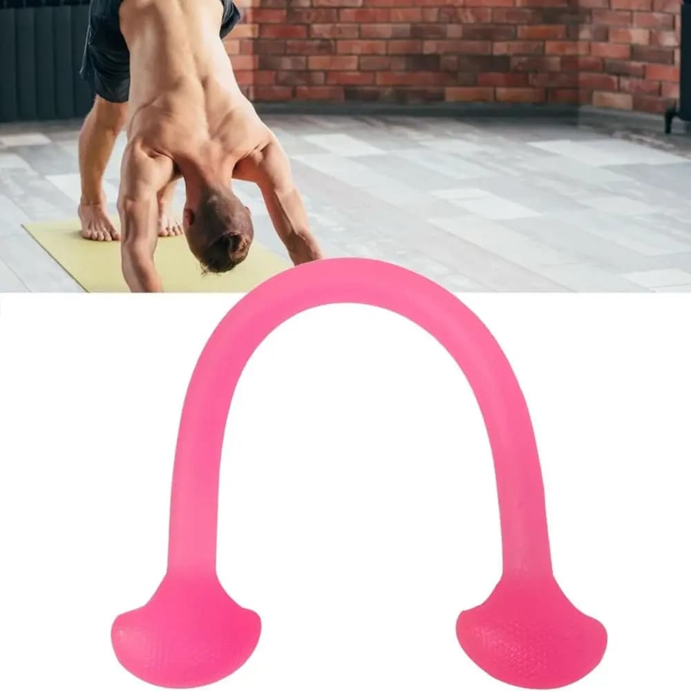 Silicone Elastic Cord for Braiding, Adjustable Handle for Thoracic Expansion, Back Opening and Shoulders