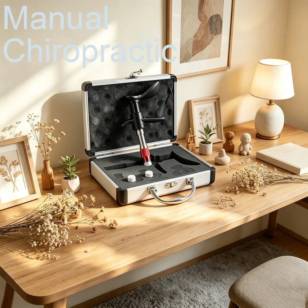300N Manual Chiropractic Adjusting Tools Body Pain Relief Activation Therapy Spine Correction Massage Gun Set