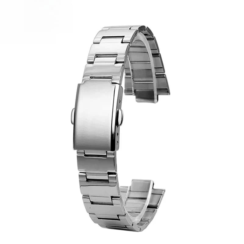 Cinturino per Orologio in Acciaio Inossidabile per Casio LTP-2069D/1410D - Elegante Bracciale Sostitutivo da Donna