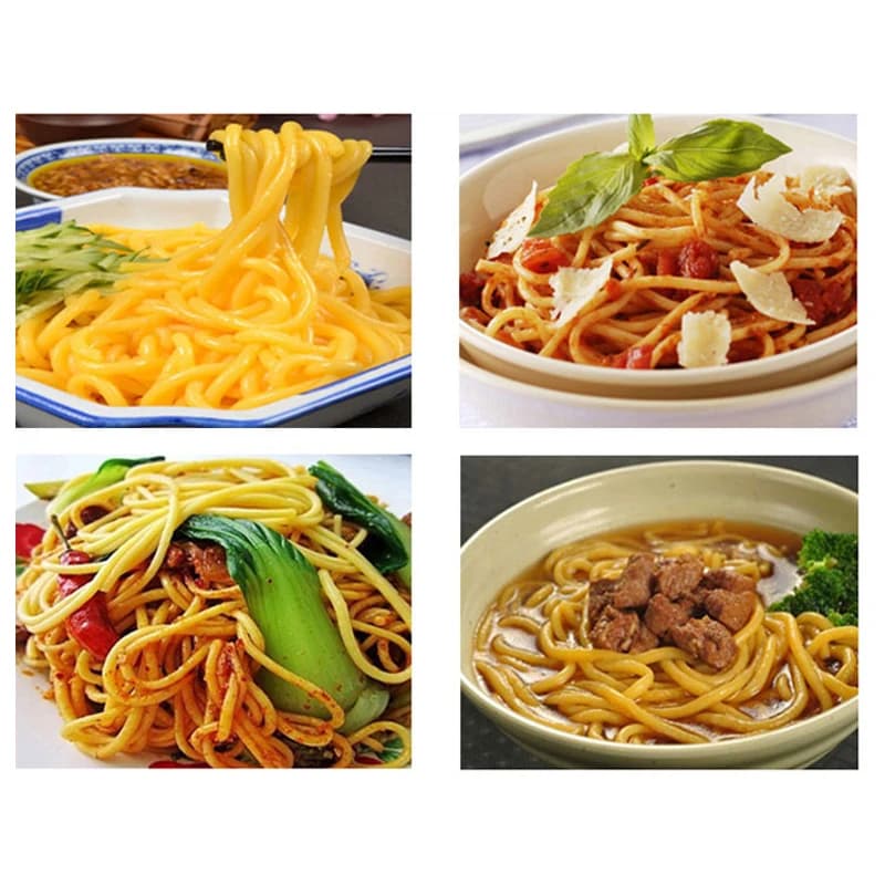 Macchina Elettrica Commerciale per Pressare la Pasta in Acciaio Inox, Multifunzione per Arrotolare i Noodles