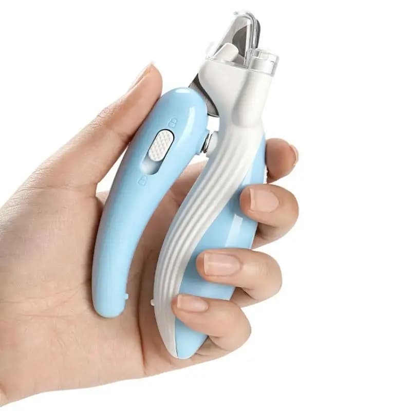New Professional Pet Nail Clippers With Led Light For Cats And Dogs Labor-Saving Nail Trimmer And Paw Grooming Scissors