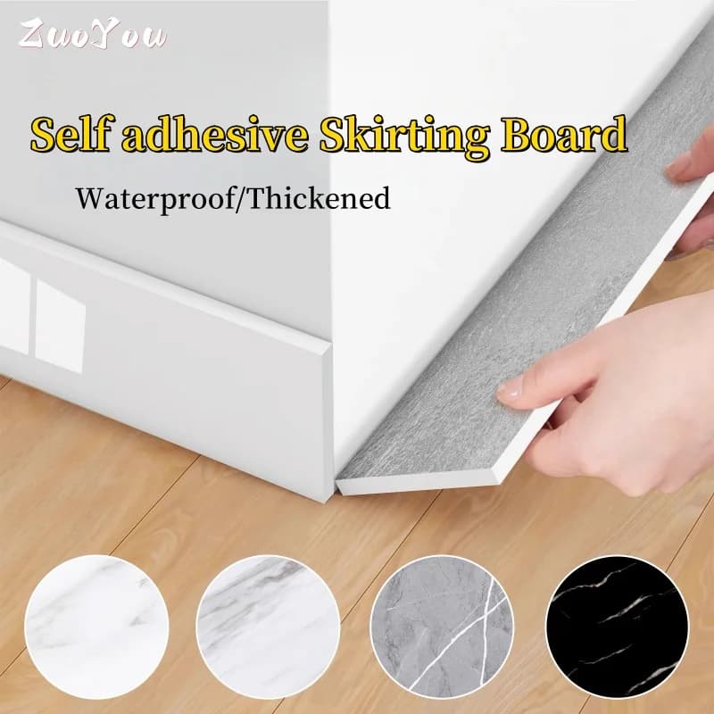 1 roll of wall stickers for clasp in fake marble thickened, self-adhesive, for living room, bedroom, decoration for wall corners, foam tape