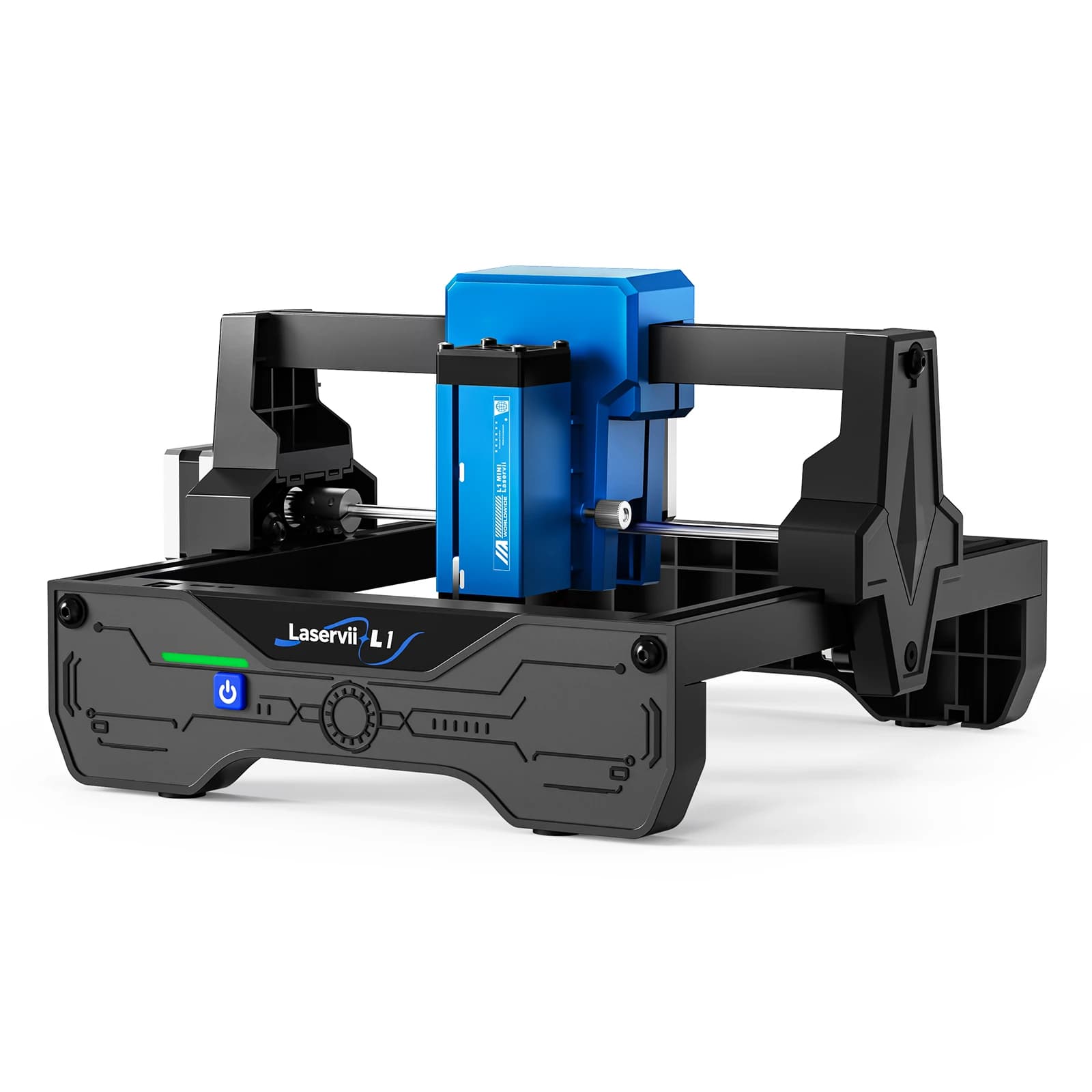 Laservii L1 3W Mini Macchina per Incisione Laser Portatile, Area di Lavoro 150x150mm, Connessione Bluetooth per Principianti e Fai-da-Te
