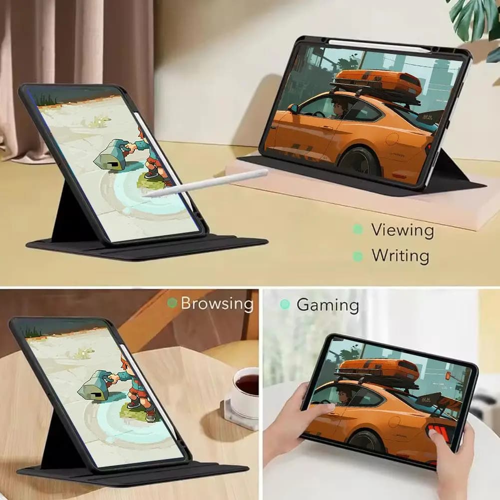 Custodia per Tablet Redmi Pad 2 con Portapenna, Supporto Pieghevole, Cover Antiurto con Protezione Angolare Superiore C0Y7