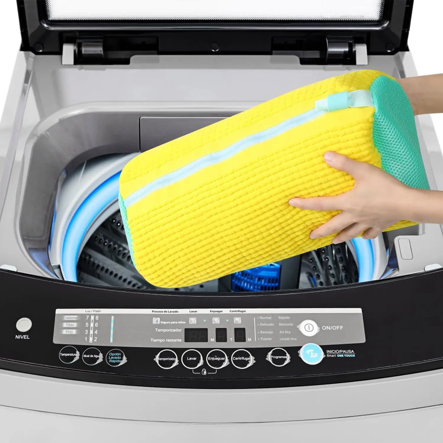 Kids shoes washing bag, laundry bag, shoe padded protection, soft polyester fiber bag, washing machine washable, drying organizer