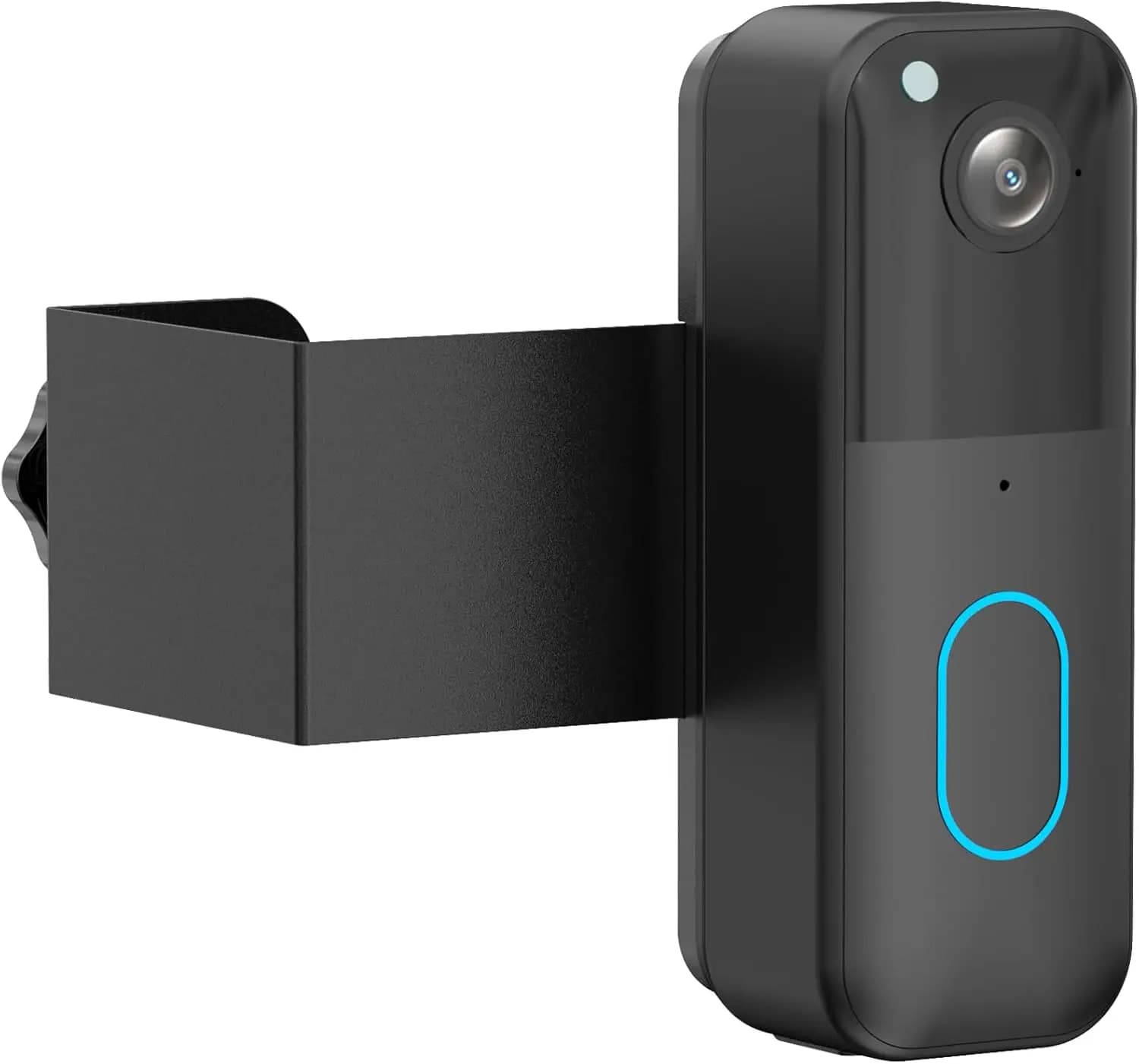 Anti-Theft Doorbell Mount for Blink Video Doorbell, No Drill Door Mount with Motion Sensor Design, Easy Install for Apartment