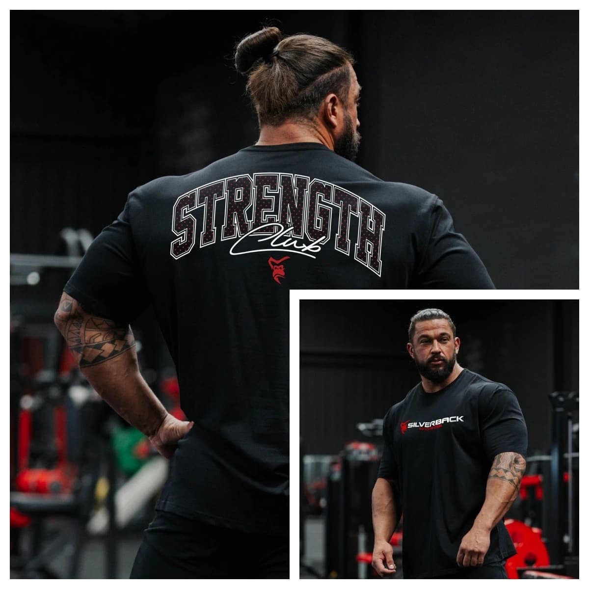 T-shirt 2026 GYM con stampa Gorilla – Silverback Gymwear