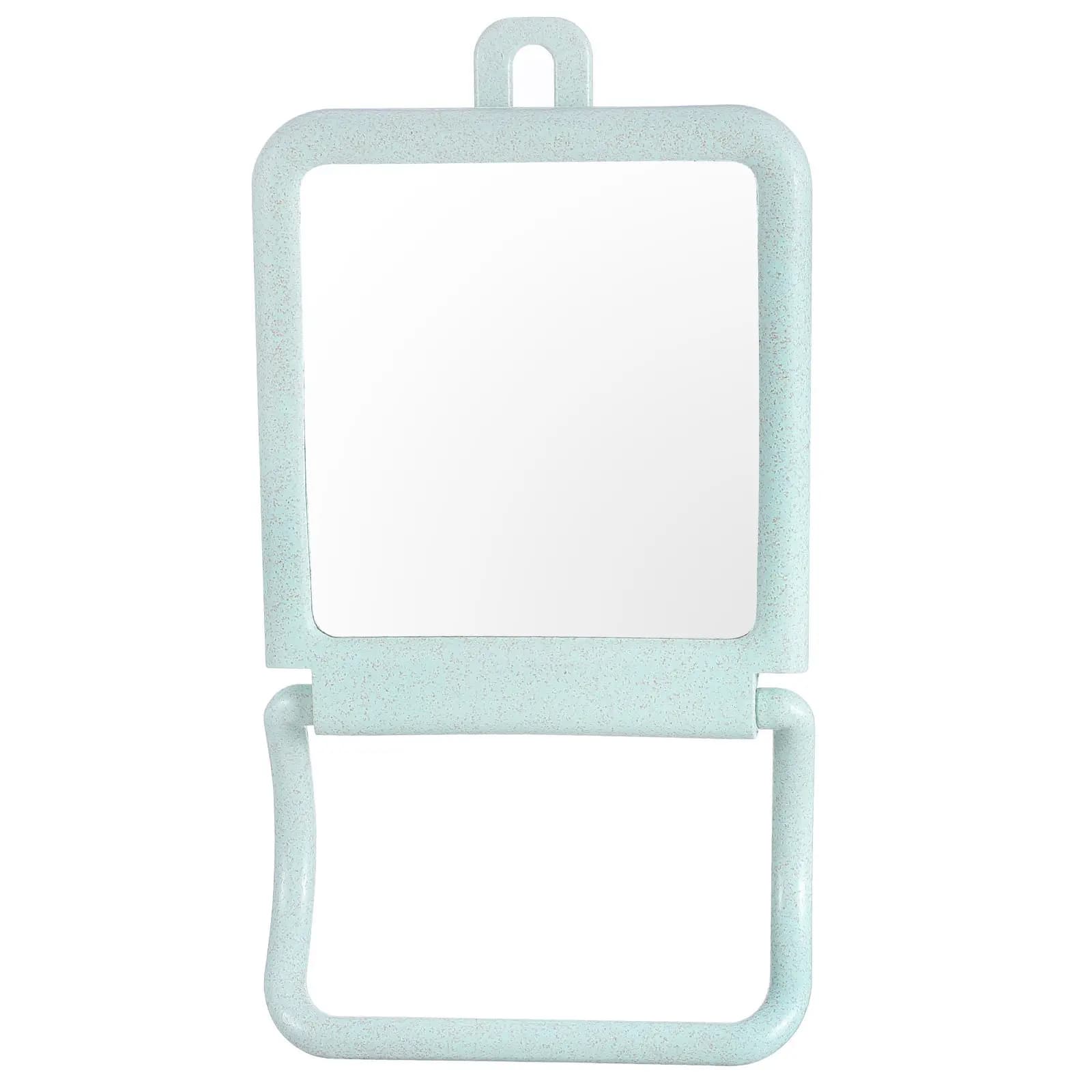 Specchio per il Trucco Portatile con Supporto, Compatto per Piccoli Spazi, Specchio da Toeletta per Scrivania, Comodino, Bagno, Camera da Letto, Viaggio, Portatile