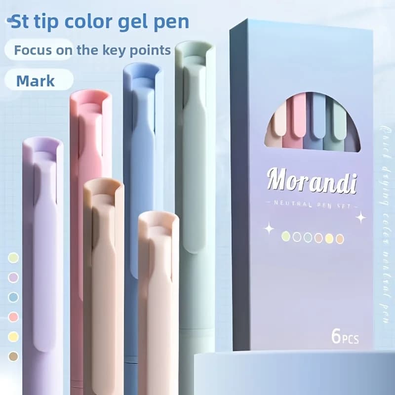 Penna a Sfera Colorata dal Design Semplice, Elevato Valore Estetico, Penna Evidenziatore per Studenti, Penna per Firma da Ufficio con Punta a Ago ST
