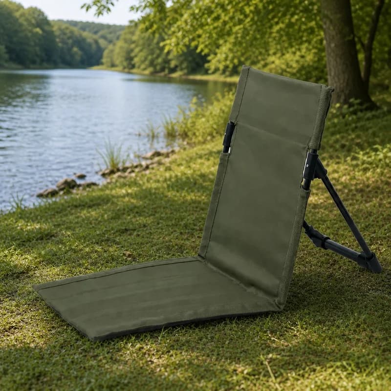 Lightweight Foldable Camping Seat Made of Aluminum Alloy for Outdoor Travel, Beach, and Fishing Relaxation