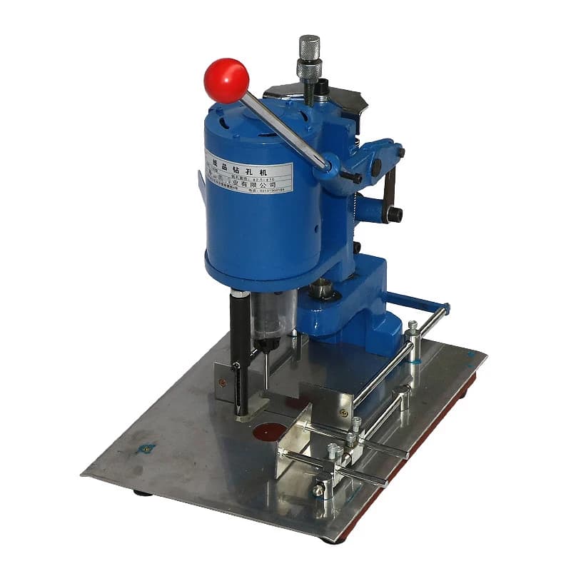Heavy-Duty Electric Hole Punch Machine for Hangtags Plastic Bags Photo Albums Recipe Books 2.5-10mm Diameter Punching Tool