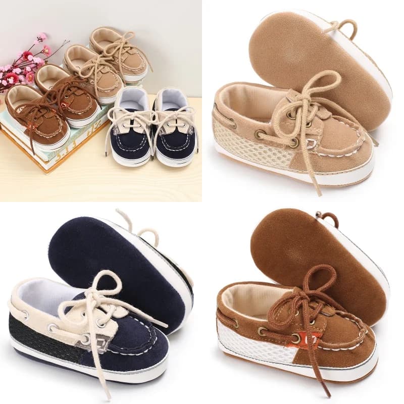 Babyshoes Collezione primaverile e autunnale Scarpe da ginnastica per bambini maschili e femminili da 0 a 1 anno Scarpe casual per bambini con suola morbida