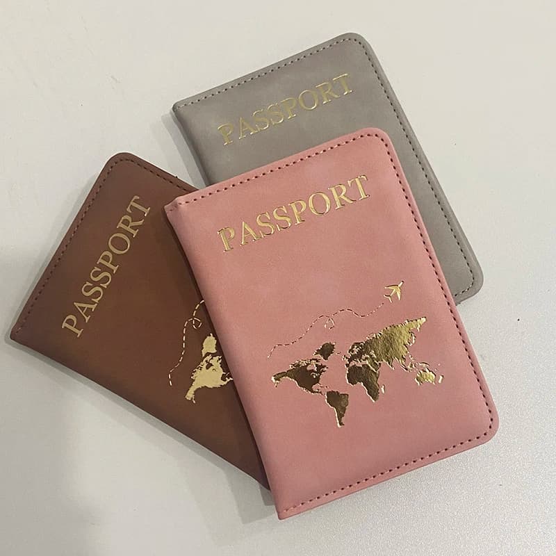 Nome personalizzabile Copertina per passaporto Nomi incisi laser Porta passaporto Porta carte da viaggio