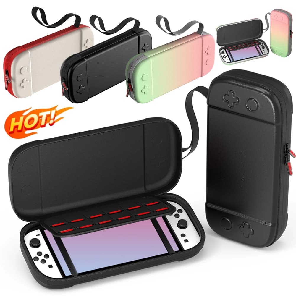 Custodia per Nintendo Switch 2 Custodia da trasporto Custodia da trasporto per console di gioco portatile antiurto Borsa da trasporto per Switch 2