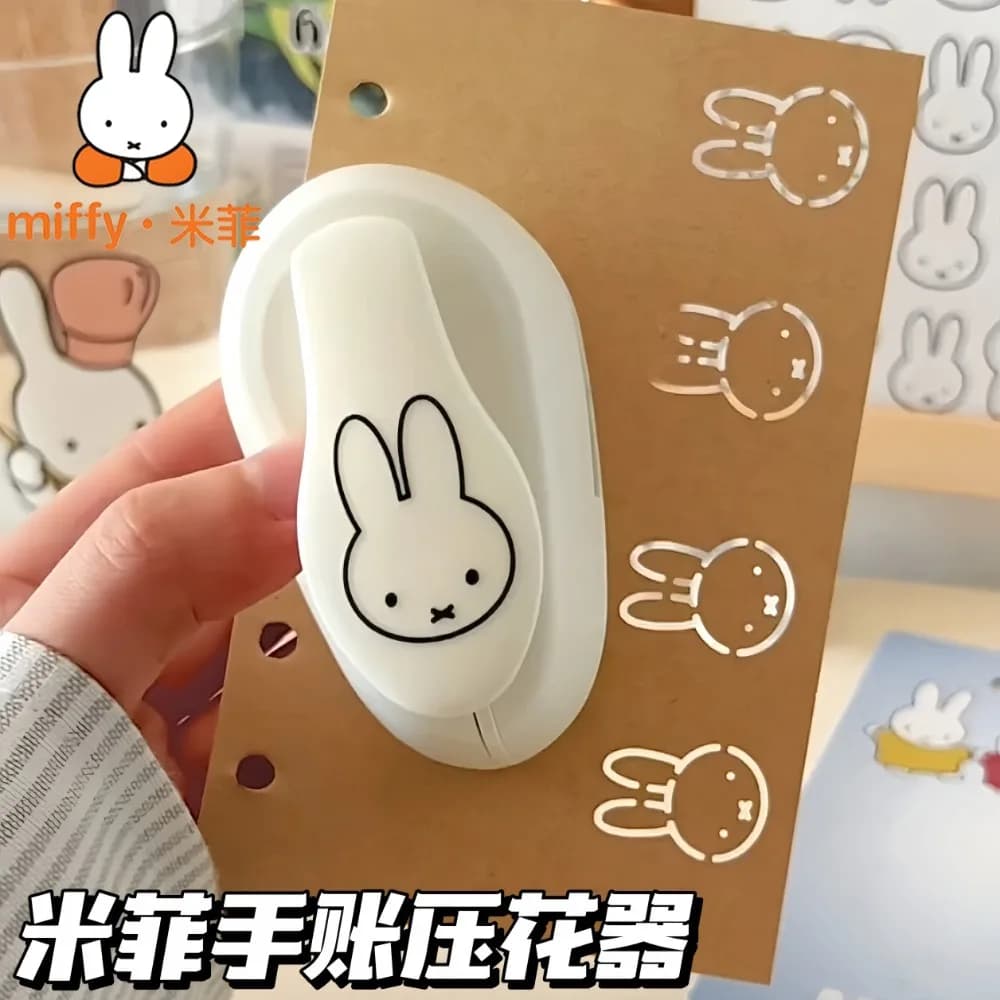 Fustella per goffratura a forma di coniglio Miffy, accessorio fai da te per artigianato, macchina creativa per stampa su diari e scrapbook