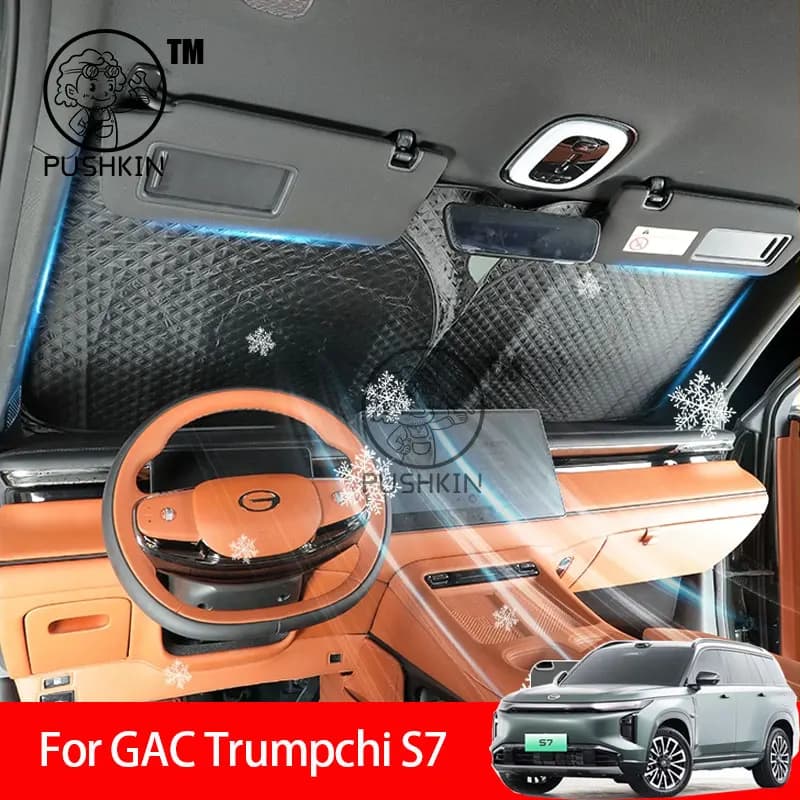 Per GAC Trumpchi S7 2025 2026 Ombrelloni Protezione UV Tenda Parasole Visiera Parabrezza Protezione Accessori Auto