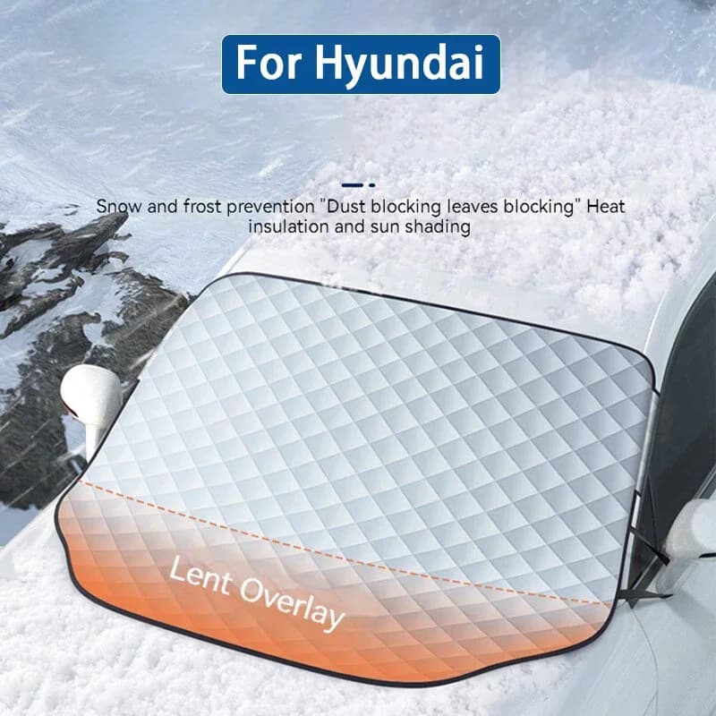 Per Hyundai Santa Fe Tucson NEXO NX4 Atos Solaris Prime Auto Parabrezza Anteriore Parasole Prevenzione Scudo Da Neve Copertura Impermeabile