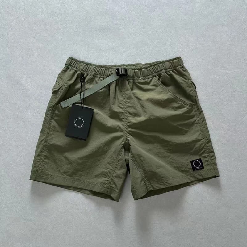 Yamatomichi shorts with 5 pockets and label Patch, Adjustable belt, Fast drying, for Men and Women, Cycling and Climbing, Made in Japan