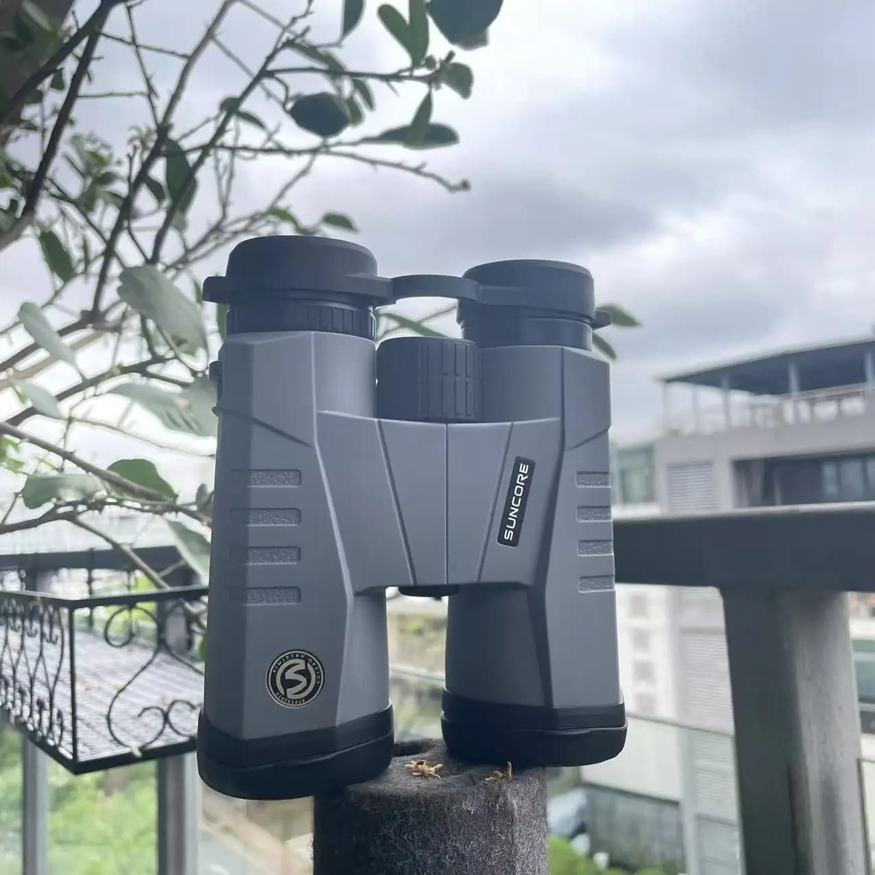 Professional grade binoculars 12x42 high-definition sharp outdoor essential travel telescope