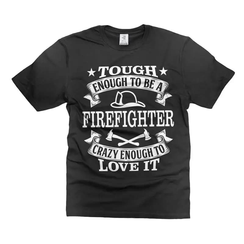 T-shirt con scritta divertente da uomo, maglietta divertente per vigili del fuoco, regali di compleanno per vigili del fuoco