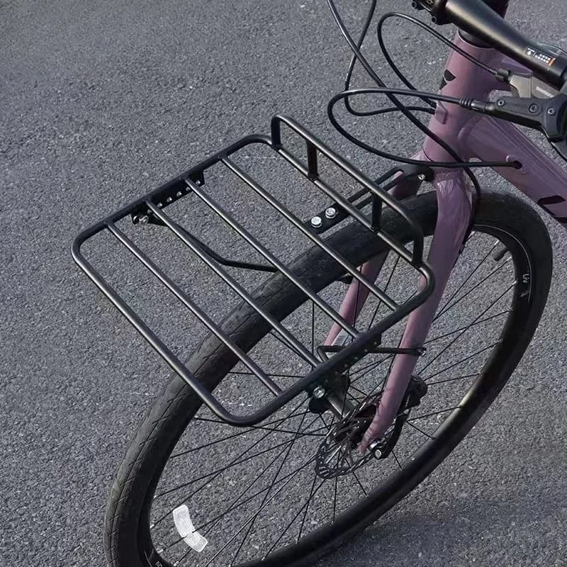 Thickened Gravel Road Luggage Rack Bolded Carbon Steel Load-bearing Bike Luggage Carrier Sturdy Durable Bicycle Accessories