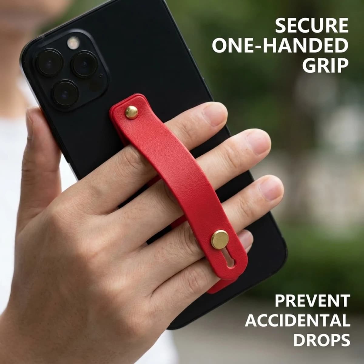 Anti-Slip Phone Holde–Secure Push-Pull Lock, No More Drops, Universal Fit for All Smartphones, Lightweight & Stylish