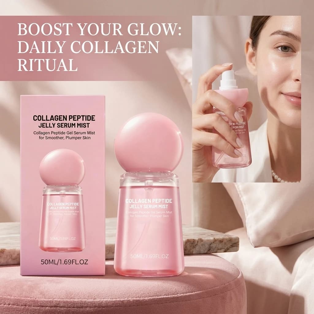 50ml Collagen Peptide Jelly Essence Spray Skin Beauty Supplement for Women's Skin Care