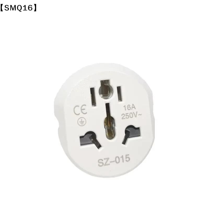 Universal Travel Adapter Converter 16A 250V Korea EU Plug Round Socket High Quality Wall Socket For AU US UK CN To EU KR【SMQ】