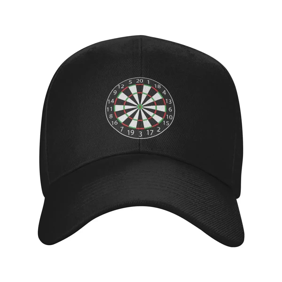 Cappello da Baseball Personalizzato con Bersaglio per Freccette, Unisex, Regolabile, Cappello Estivo da Sole per Uomo e Donna