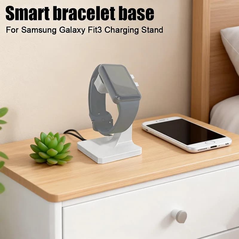 Base di ricarica per braccialetto Samsung Galaxy Fit3 (caricatore non incluso) Supporto per ricarica wireless e porta smartwatch